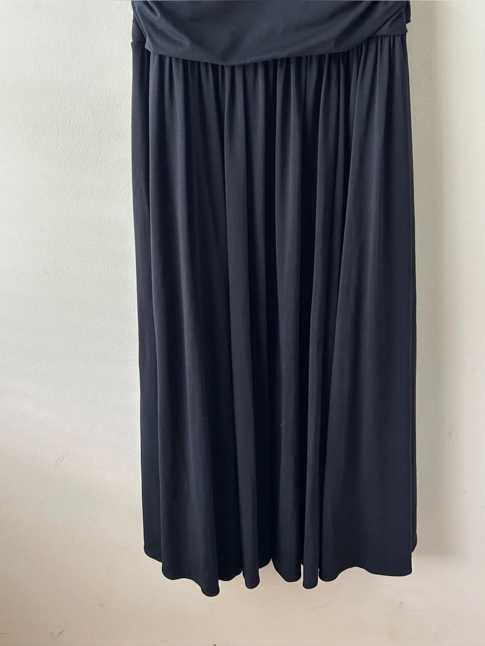 Abercrombie & Fitch Off-The-Shoulder Knit Maxi Dress Modal-Blend Collection L